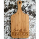 Personalised Handled Bamboo Serving Board