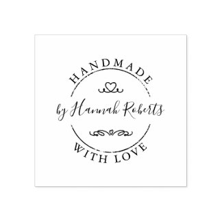 Personalised Handmade Rubber Stamp