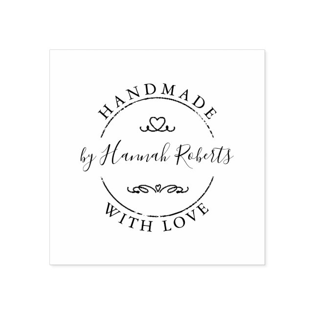 Personalised Handmade Rubber Stamp (Imprint)