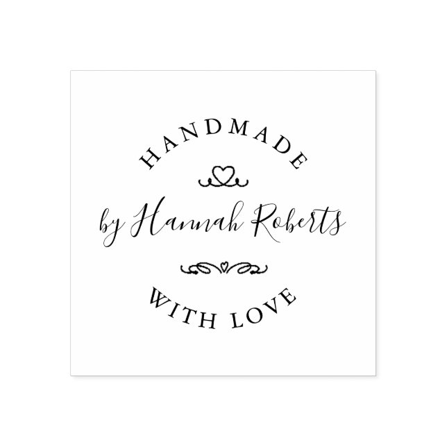 Personalised Handmade Rubber Stamp (Imprint)