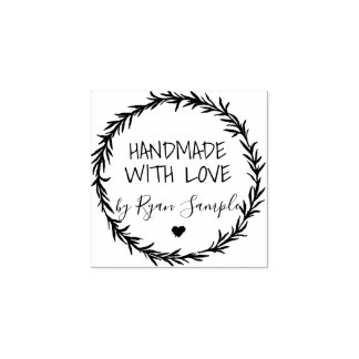 Personalised Handmade Rubber Stamp
