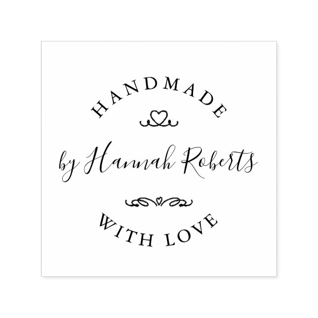 Personalised Handmade Self-inking Stamp (Design)