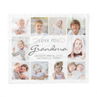 Personalised Handwritten Love You Grandma 10 Photo