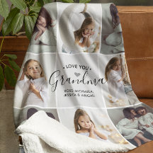 Personalised Handwritten Love You Grandma 8-Photo