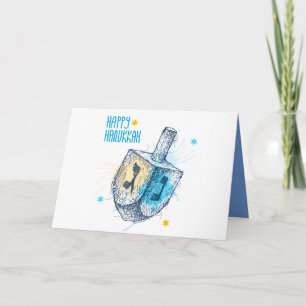 Personalised Hanukkah Greeting Cards - Judaica