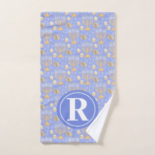 Personalised Hanukkah Hand Towel