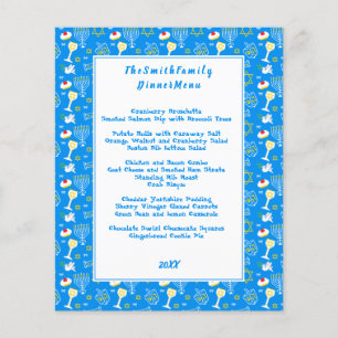 Personalised Hanukkah Pattern