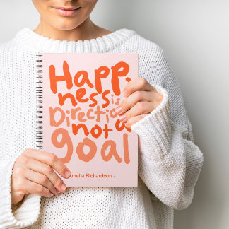 Personalised Happiness is a direction Notebook