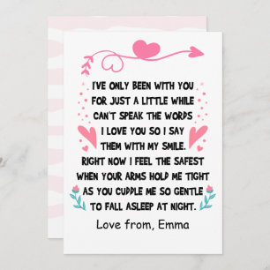 Personalised Happy 1st Mother's Day, Custom Names Holiday Card
