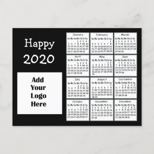 Personalised Happy 2020 New Year Personalised Postcard