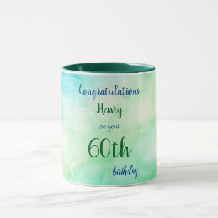 Personalised Happy 60th Birthday Mug
