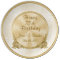 Personalised Happy 75th Birthday Porcelain Plate