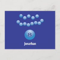 Personalised Happy 8th Birthday Bouncing Balls