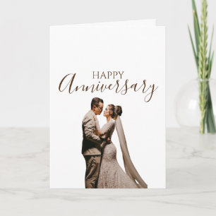 Personalised Happy Anniversary Card