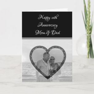 Personalised Happy Anniversary Photo Card