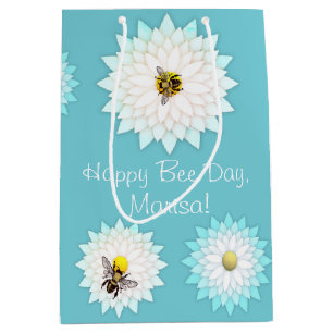 Personalised Happy Bee Day Gift Bag