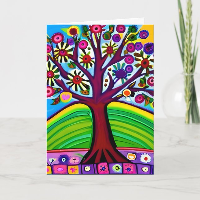 Personalised Happy Birthday Auntie Card (Front)