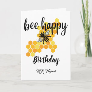 personalised happy birthday card