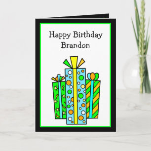 Personalised Happy Birthday Card