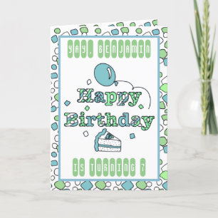 Personalised Happy Birthday Card