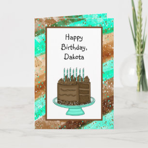 Personalised Happy Birthday Card