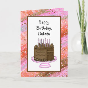 Personalised Happy Birthday   Card