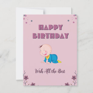 Personalised Happy Birthday Card with Photo