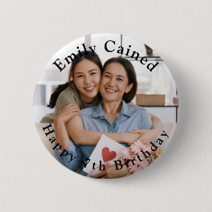 Personalised Happy Birthday Celebration gifts  6 Cm Round Badge