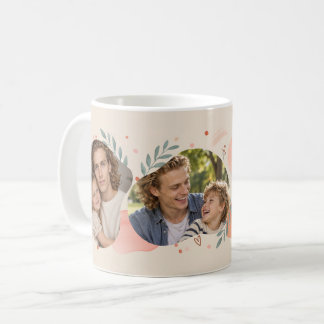 Personalised Happy Birthday Dad Family Photo Colla Coffee Mug