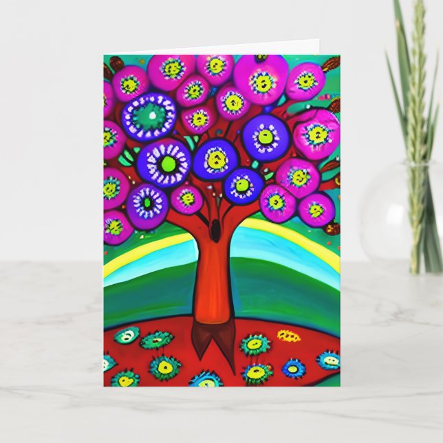 Personalised Happy Birthday Mum Card (Front)