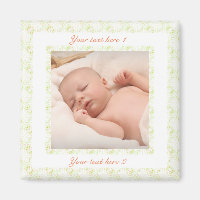 Personalised Happy Birthday Mum Green Photo Gift