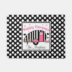 Personalised Happy Campers Door Mat