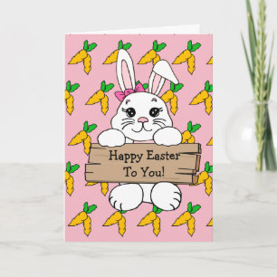 Personalised Happy Easter and Deviled Eggs Recipe Card