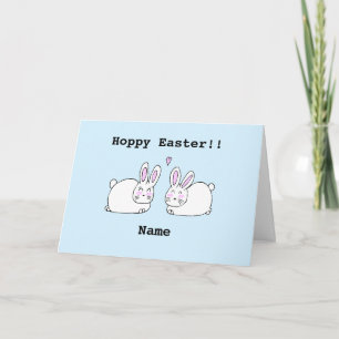 Personalised Happy Easter Card