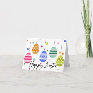 Personalised Happy Easter Cards, Easter Egg Card