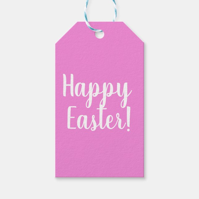 Personalised Happy Easter - Gift Tags (Front)