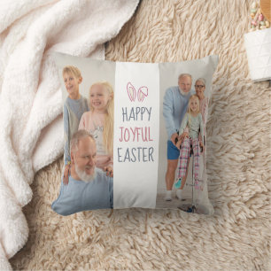 Personalised Happy Easter Throw Pillow 