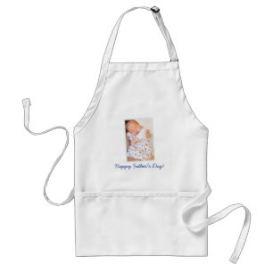 Personalised Happy Fathers Day Aprons PHOTO