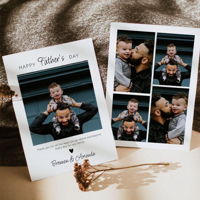 Personalised Happy Father's Day Card with Photo (Creator Uploaded)