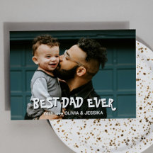 Personalised Happy Father's Day Card with Photo