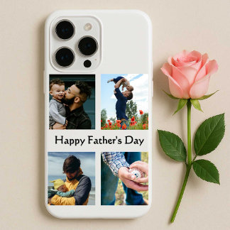 Personalised Happy Father's Day Card with Photo iPhone 15 Pro Max Case