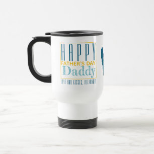 Personalised Happy Father's Day  Travel Mug