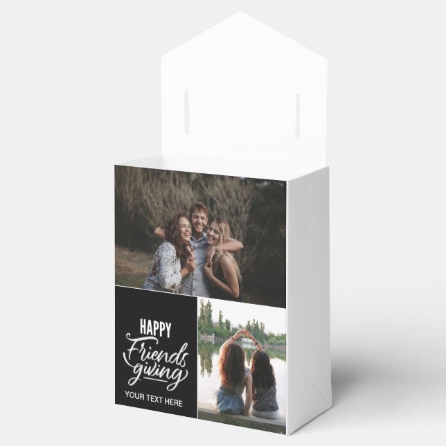 Personalised Happy Friendsgiving Favour Box (Opened)