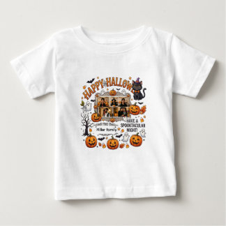 Personalised Happy Halloween Family Shirt with Pho