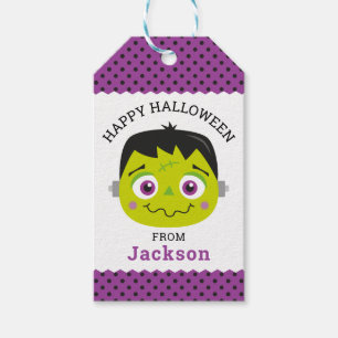 Personalised Happy Halloween Monster Gift Tag
