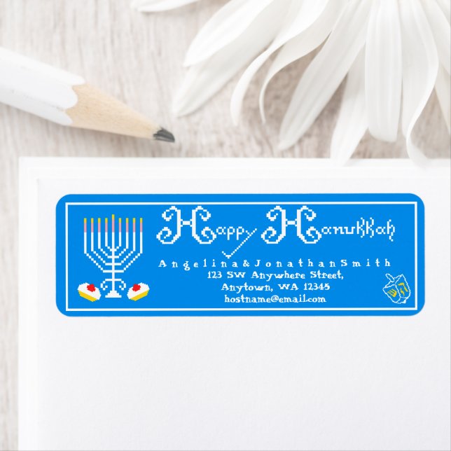 Personalised Happy Hanukkah  Holiday (Insitu)