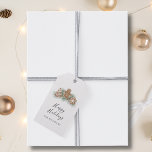 Personalised Happy Holidays Cookies Gift Tags<br><div class="desc">These festive Happy Holidays gift tags are decorated with watercolor Christmas cookies and foliage.
Easily customisable.
Because we create our artwork you won't find this exact image from other designers.
Original Watercolor © Michele Davies.</div>