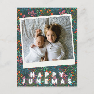 Personalised Happy Junemas Photo Postcard