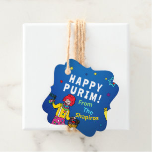 Personalised Happy Purim! Gift Tag