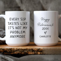 Personalised Happy Retirement Coworker Retired Her